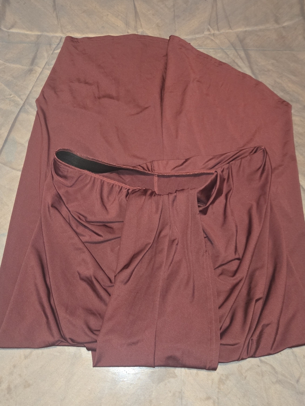 Cider Strapless Skirt in Deep Wine
